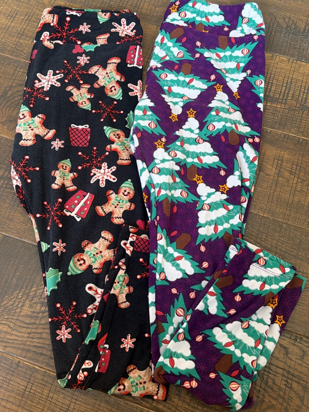 Lularoe holiday 2pk legging bundle